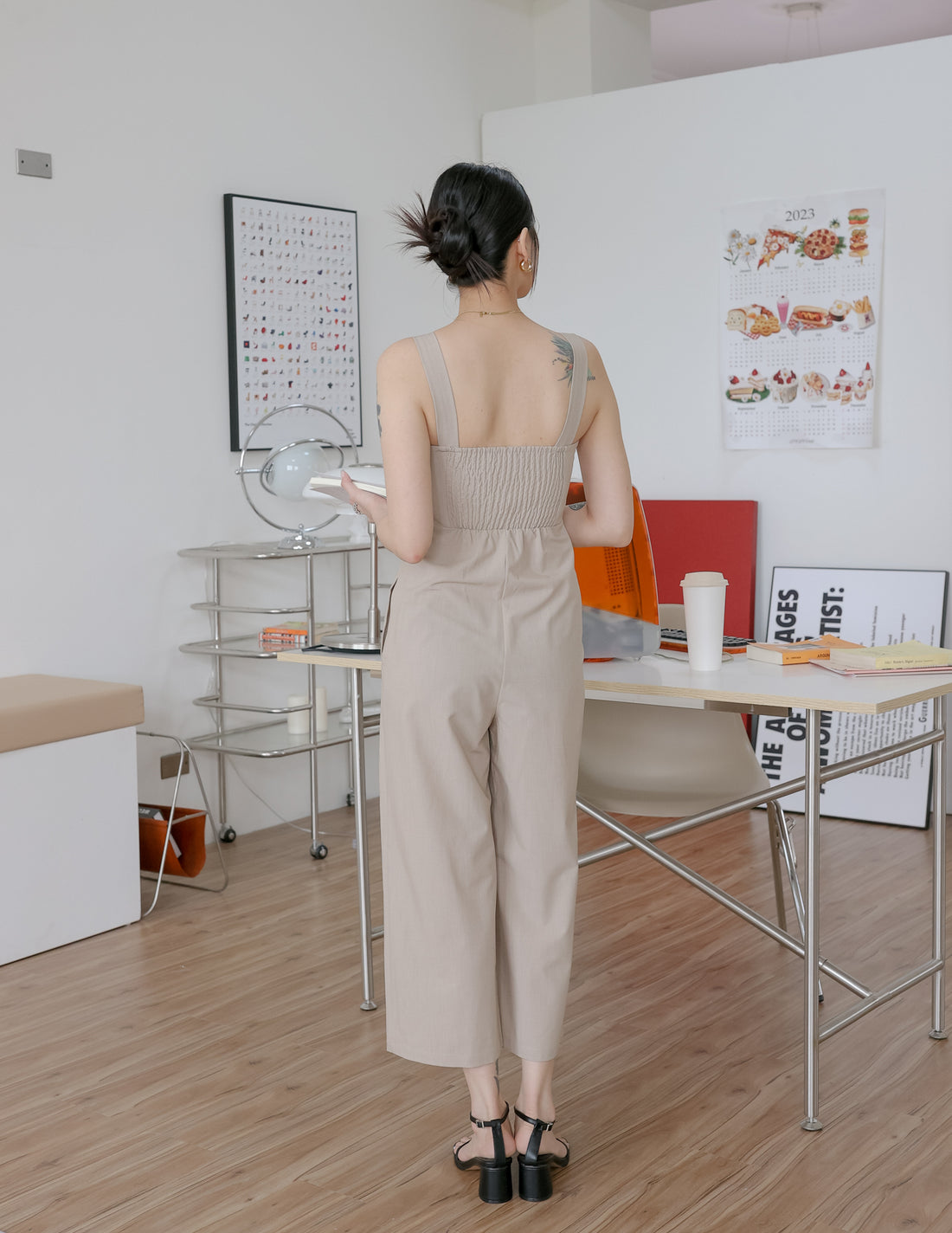 Keia Jumpsuit in Khaki