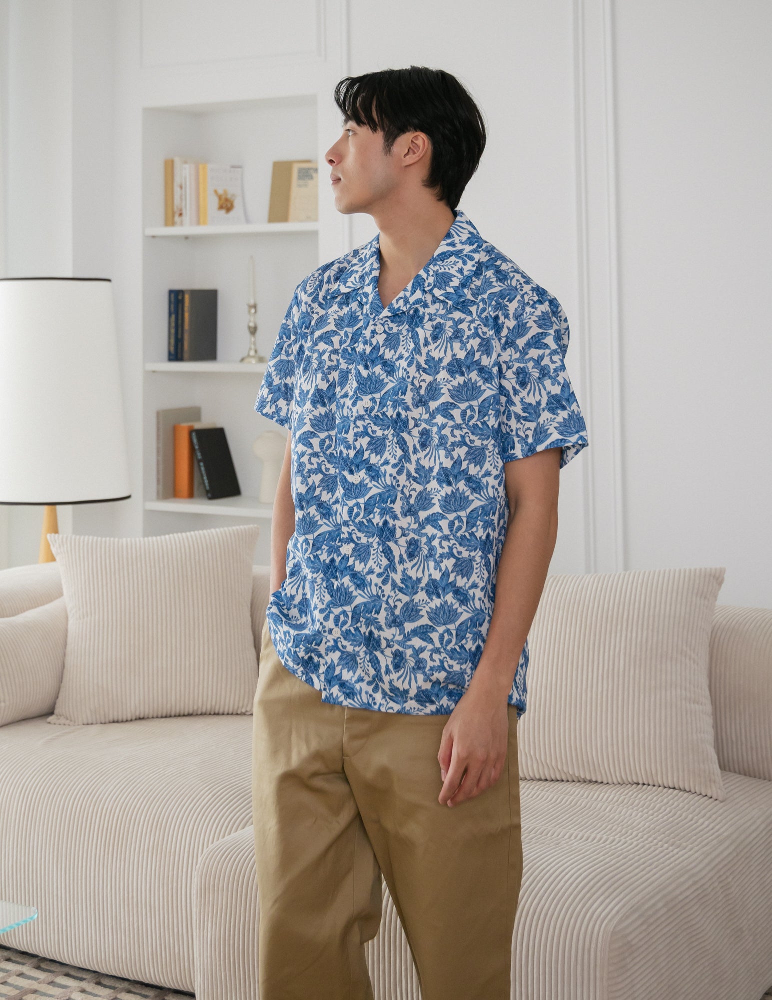 Julian Printed Men's Shirt in Batik