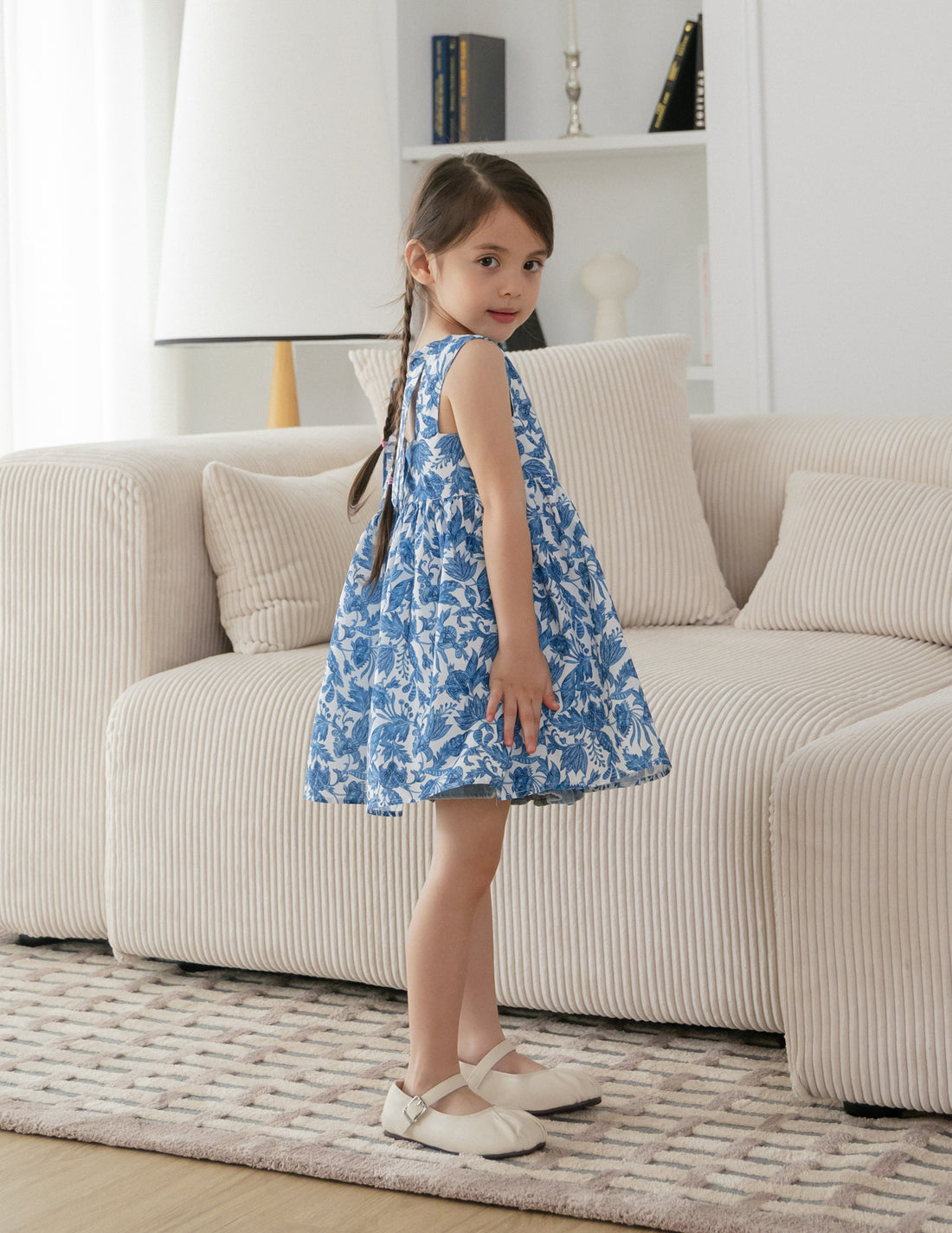 Thea Printed Girl's Dress in Batik