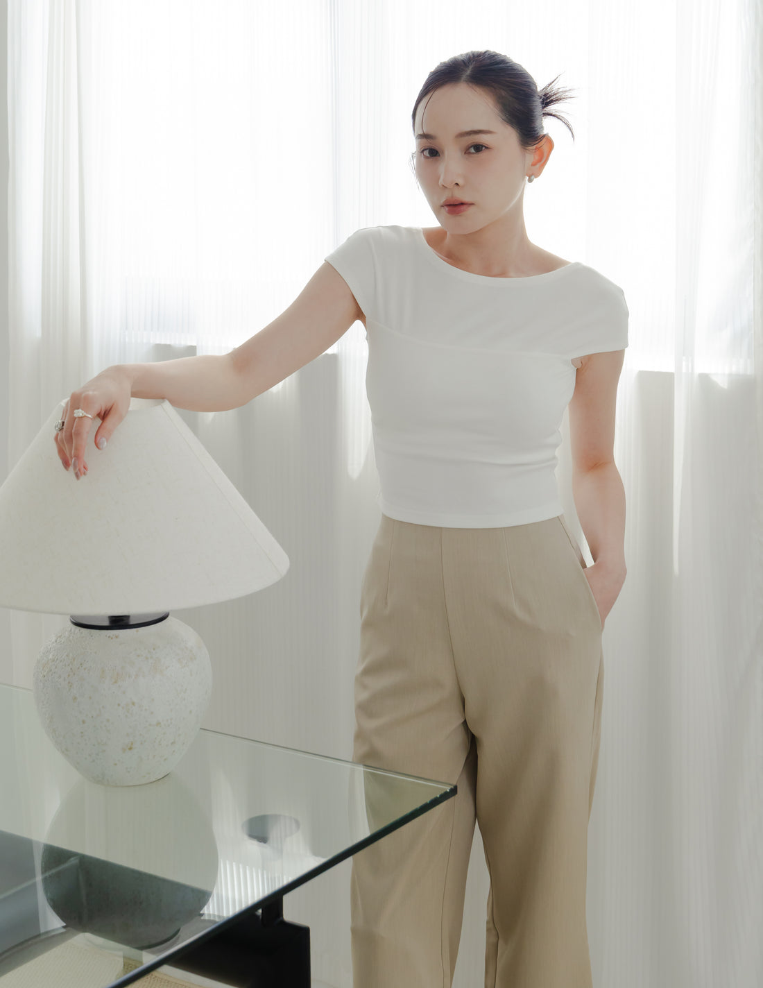 Moxie Reversible Top in White