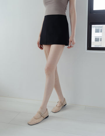 Dani Mini Skorts in Black