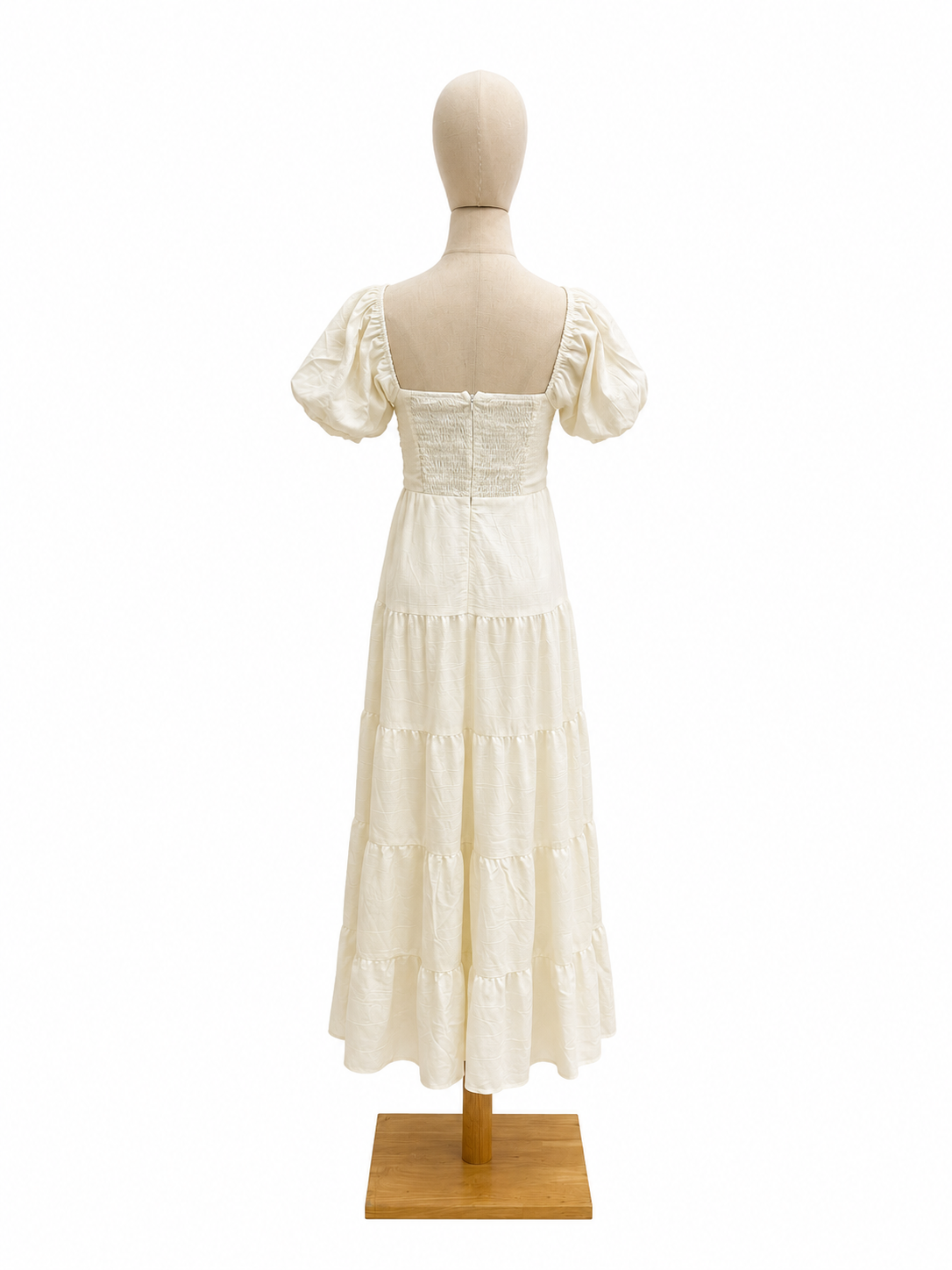 *PO* Lynette Padded Maxi Dress in Ivory